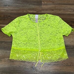 Savage X Fenty Lace Crop Top